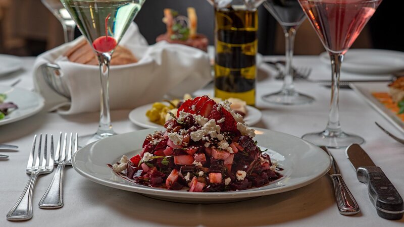 Roasted beets salad